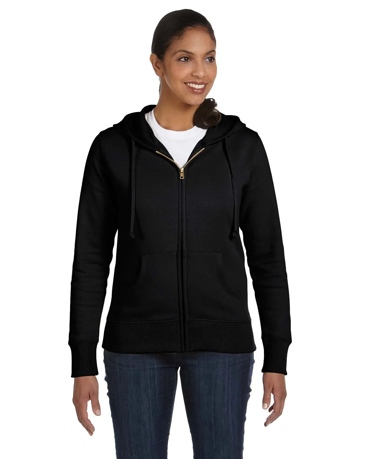 econscious Ladies' Heritage Full-Zip Hooded Sweatshirt