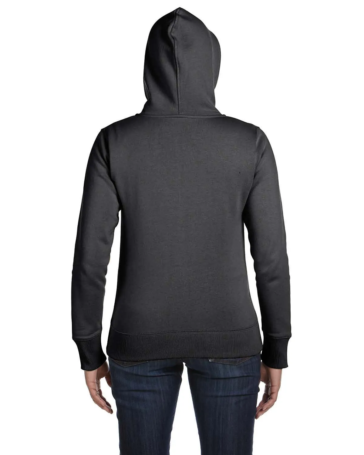 econscious Ladies' Heritage Full-Zip Hooded Sweatshirt