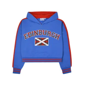 Edinburgh Flag Crop Hoodie