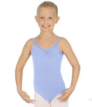 Eurotard 44527C Girls Microfiber Pinch Front Camisole Leotard