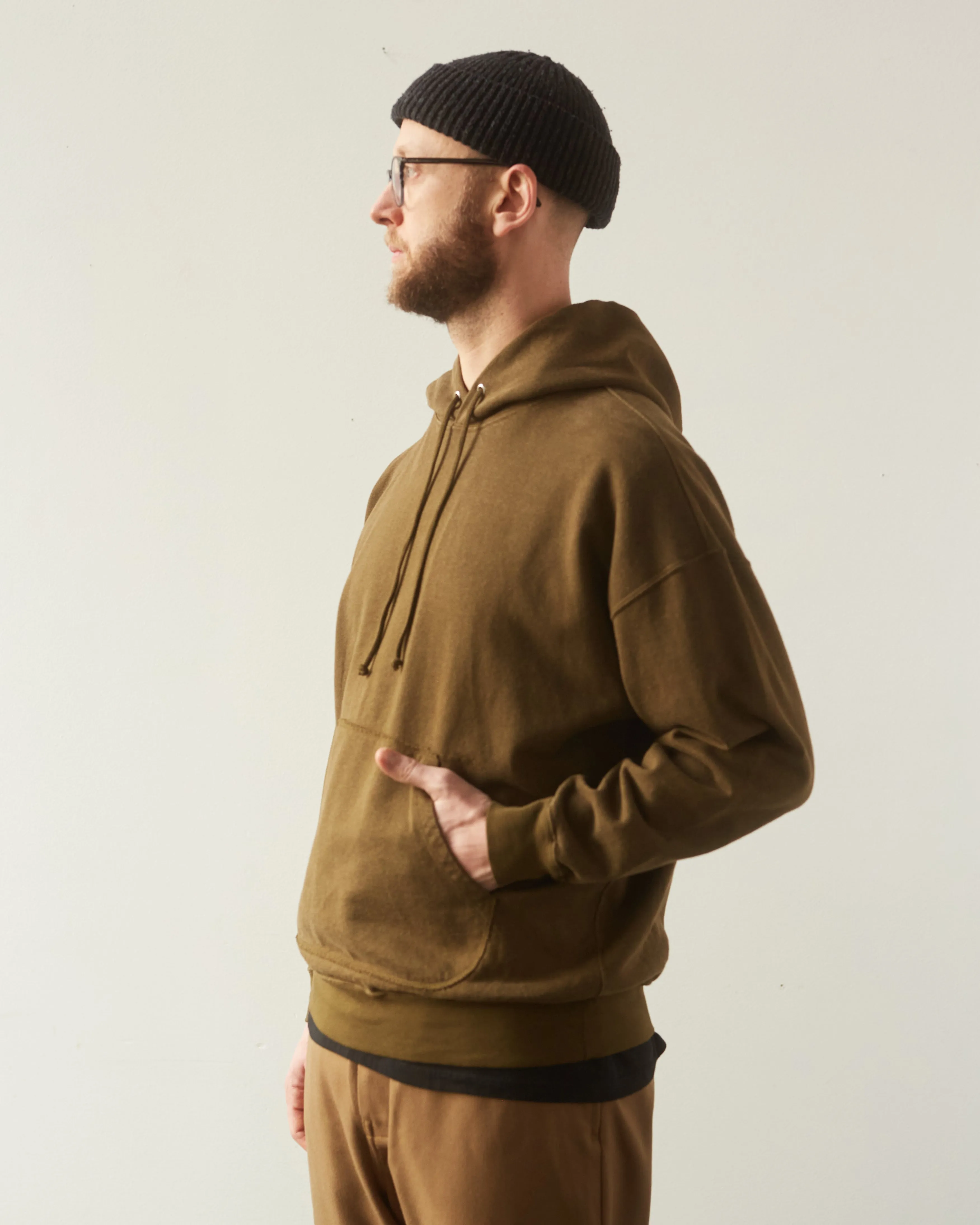 Evan Kinori Hooded Sweatshirt, Moss