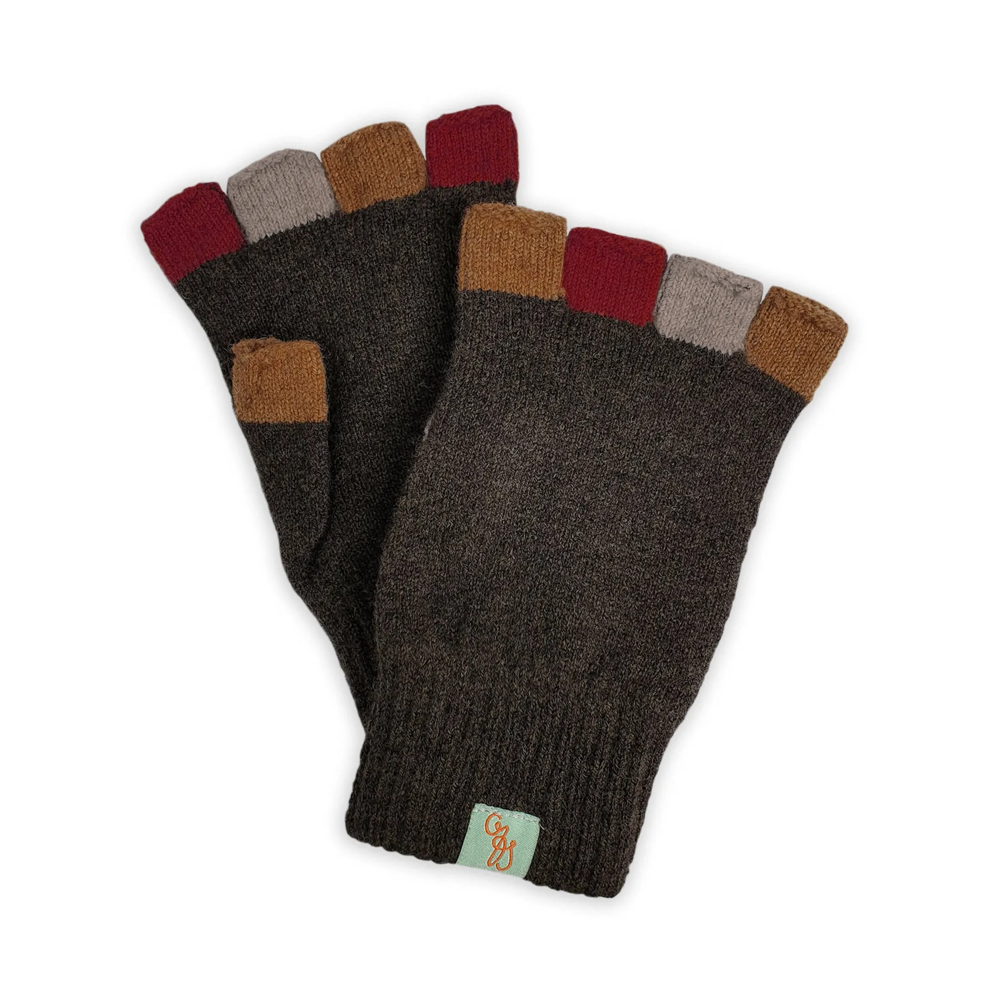 FABULOUS FAGINS - AUSTRALIAN LAMBSWOOL - FINGERLESS GLOVES