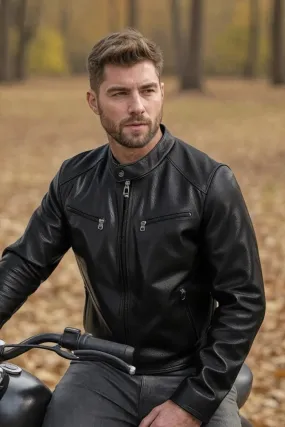 Filippo Quilted Leather Jacket