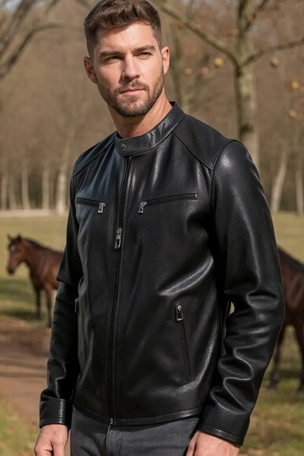 Filippo Quilted Leather Jacket