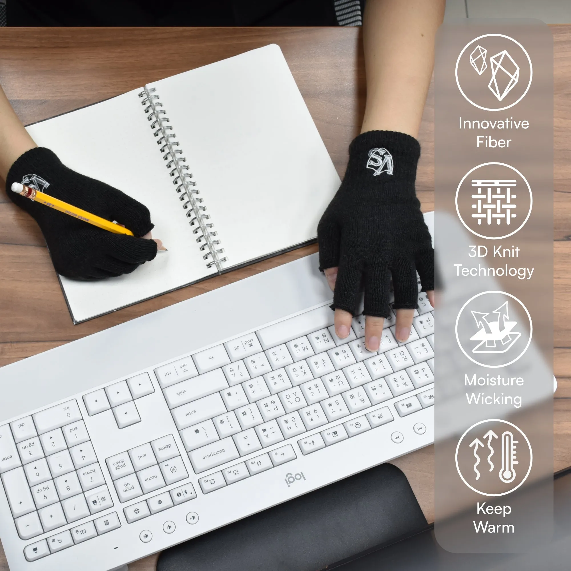 Fingerless Recovery Gloves