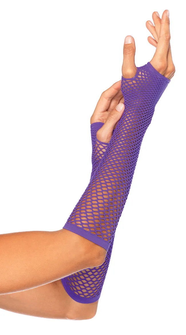 Fishnet Fingerless Gloves