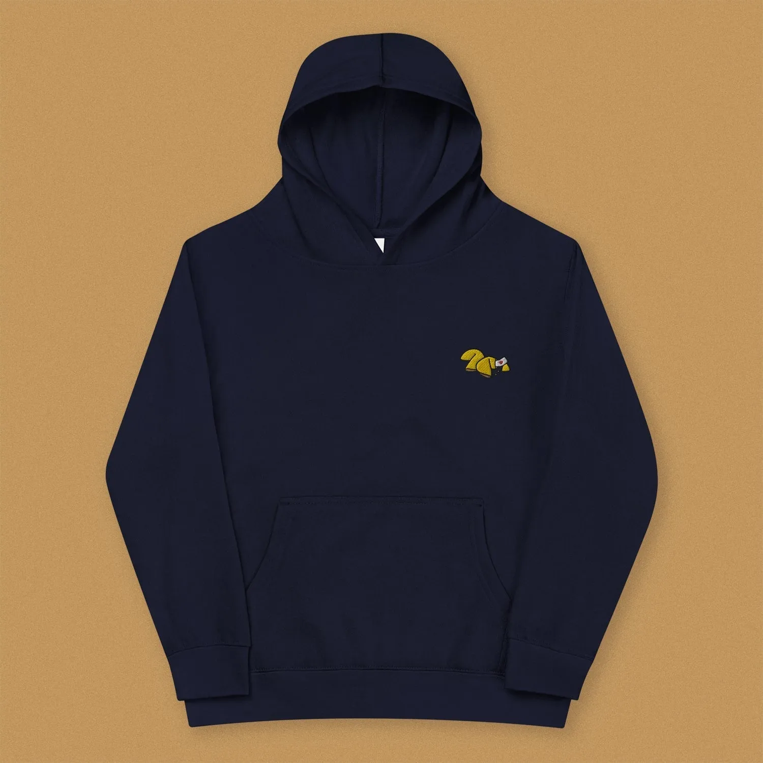 Fortune Cookie Embroidered Kids Hoodie