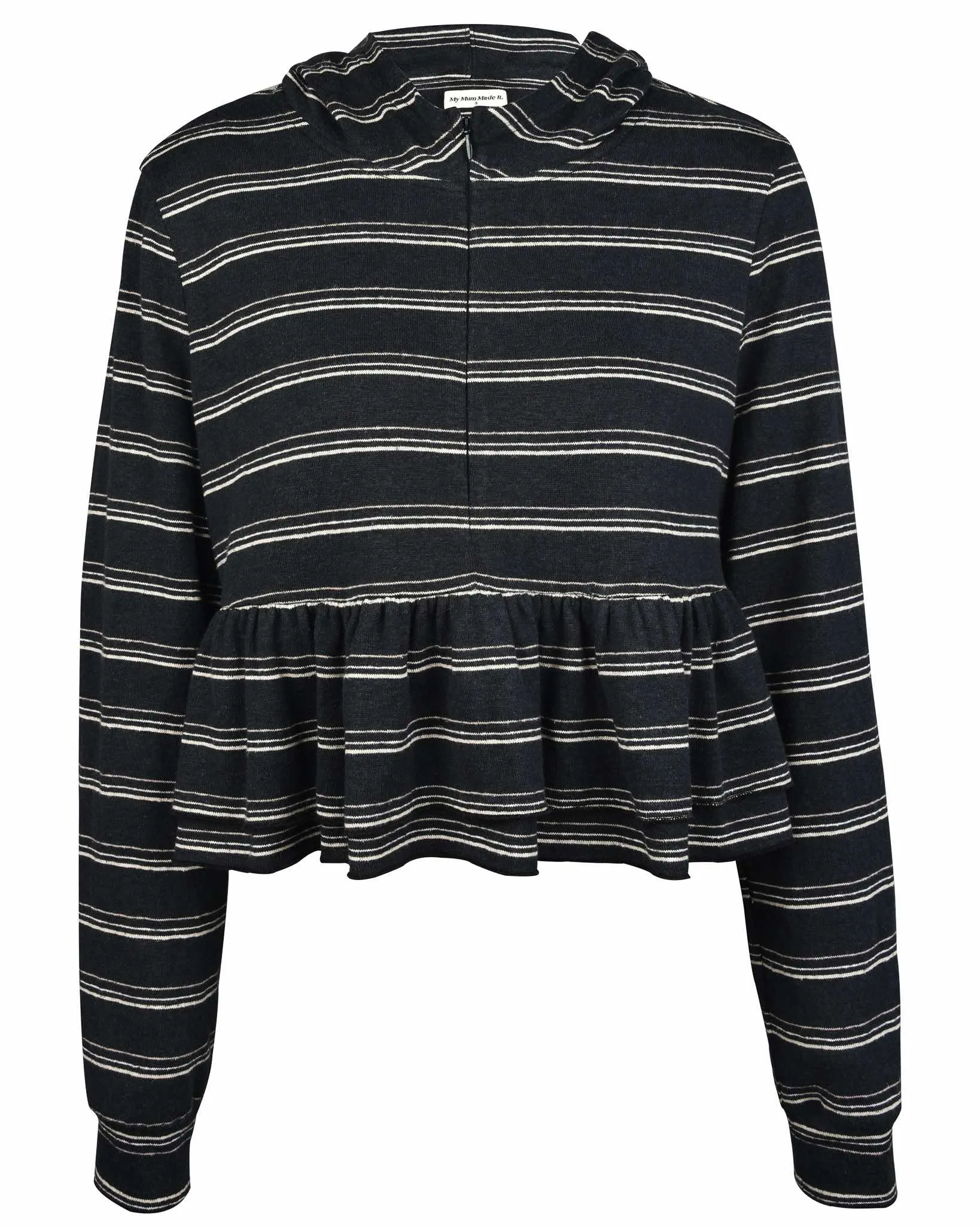 Frill Hoodie - Sea Stripe