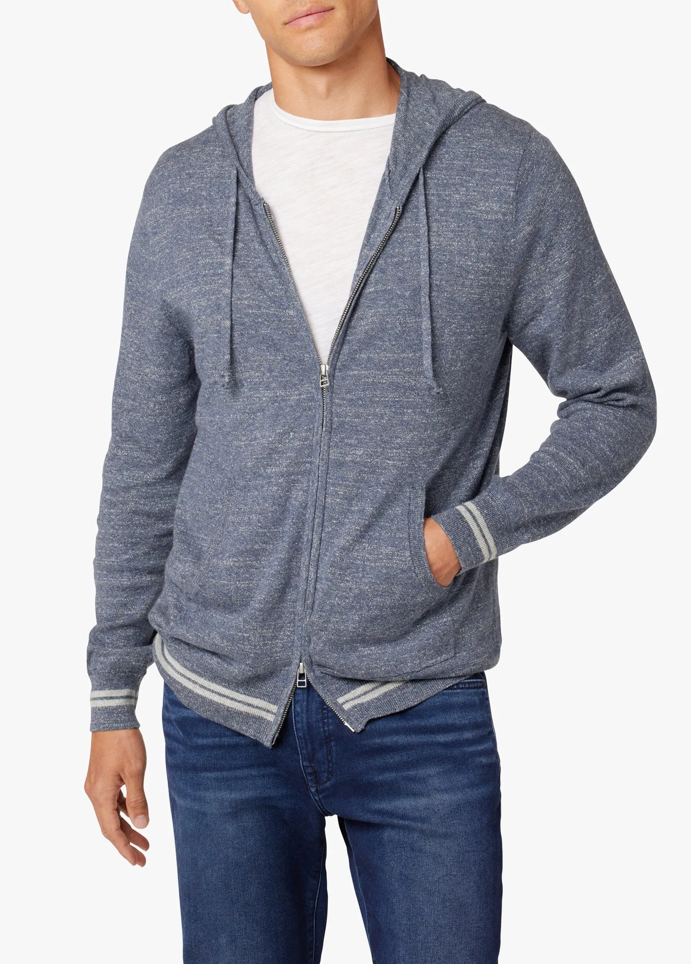 FULL ZIP HOODED SWEATER