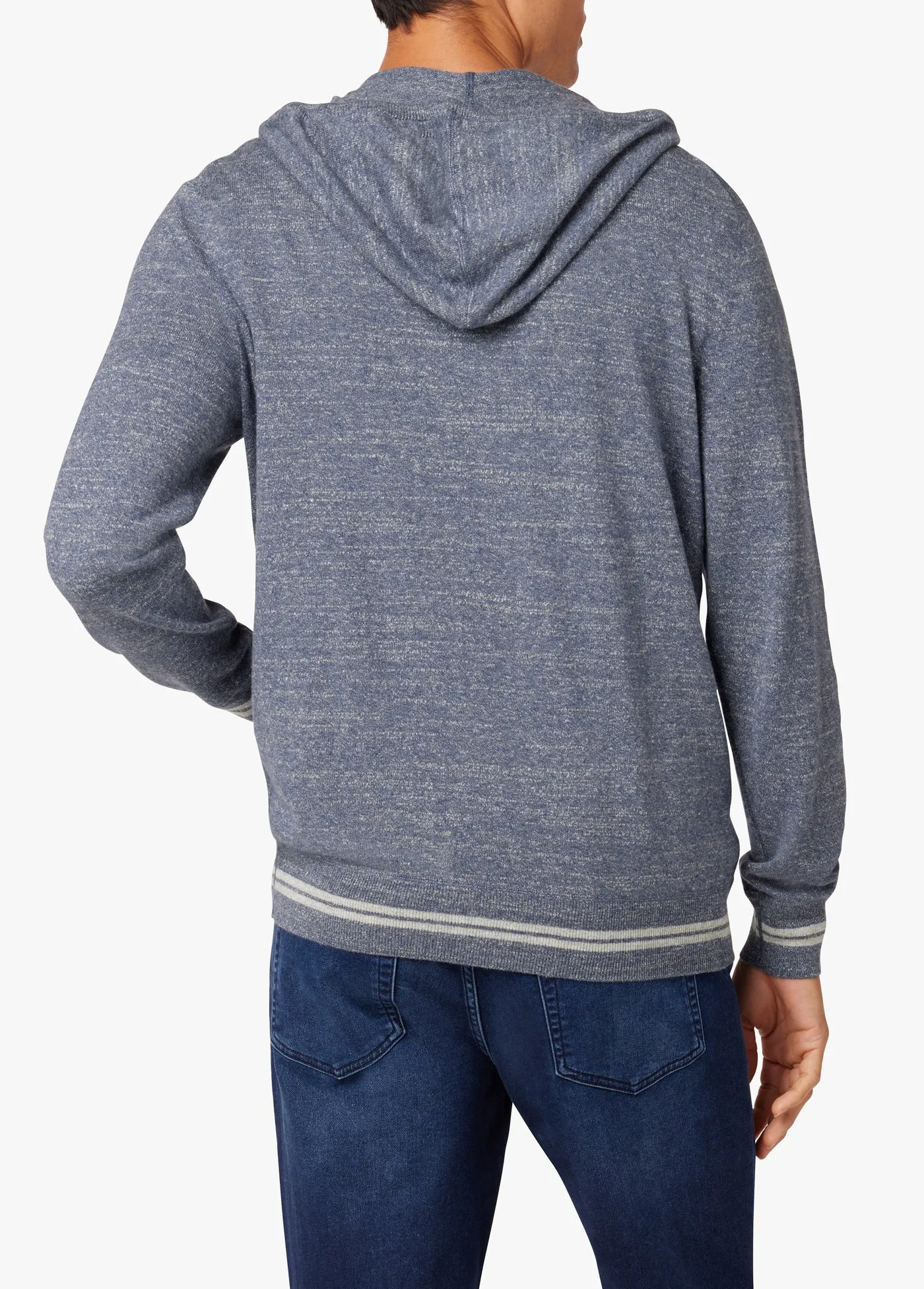 FULL ZIP HOODED SWEATER