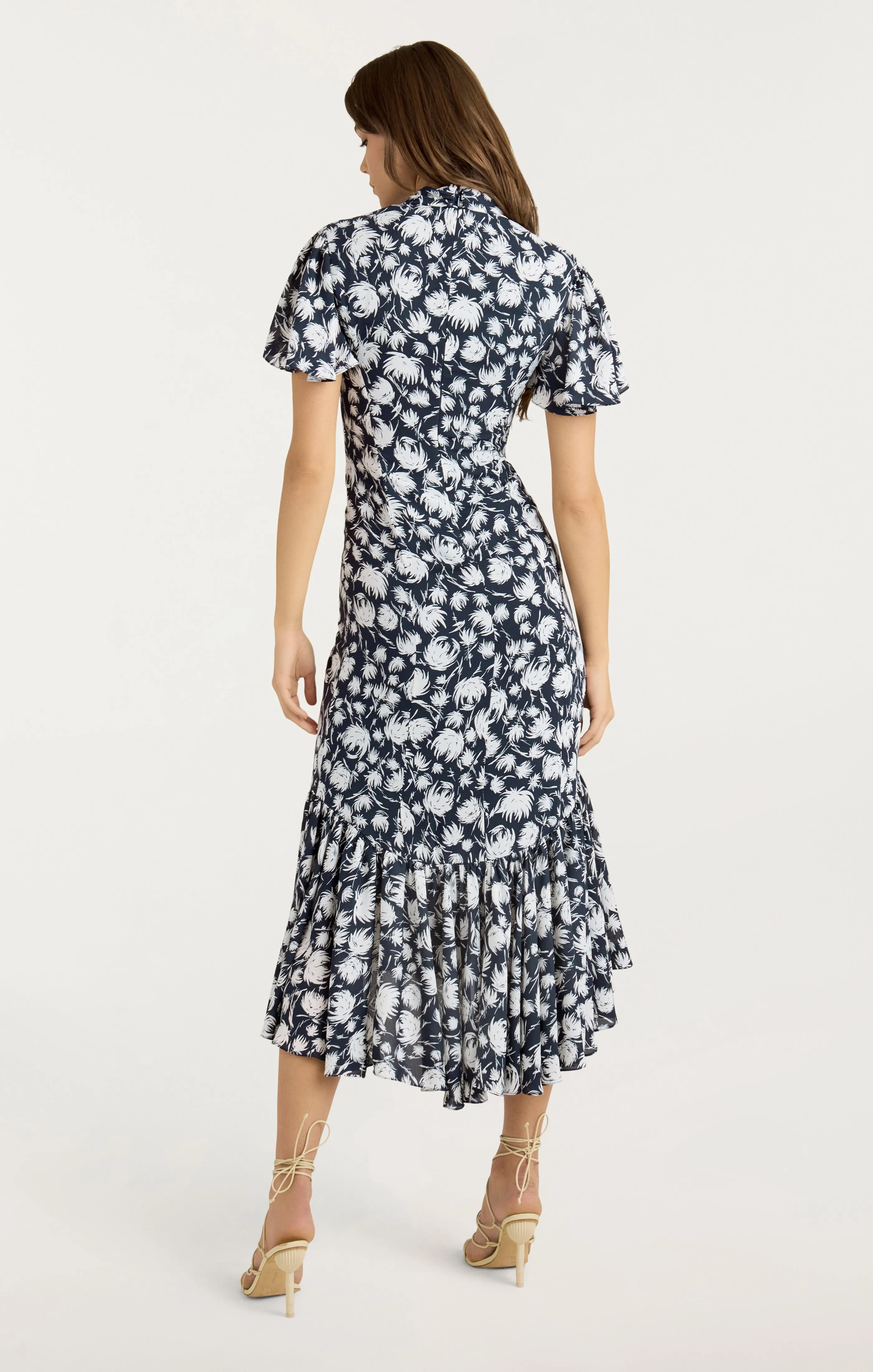 Graphic Floral Peeta Dress