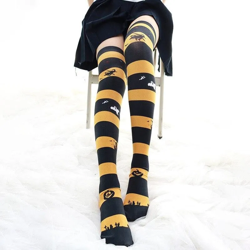 Halloween Lolita Stockings