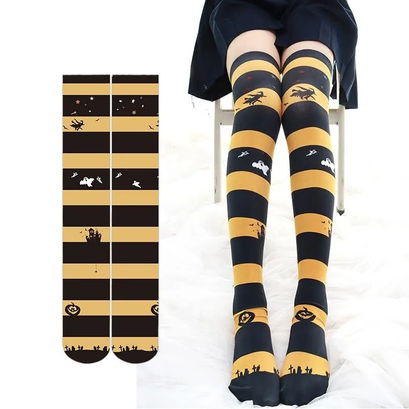 Halloween Lolita Stockings