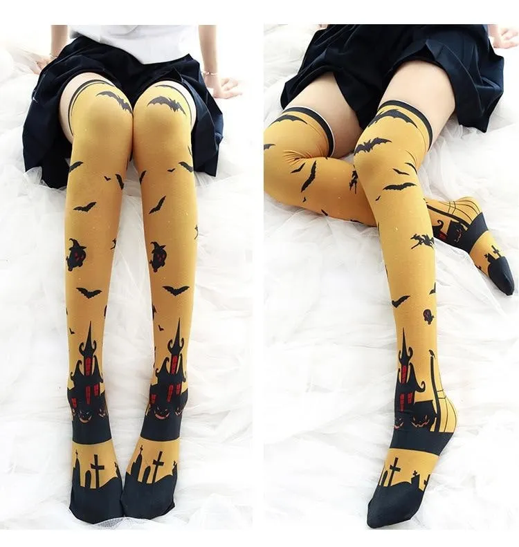 Halloween Lolita Stockings