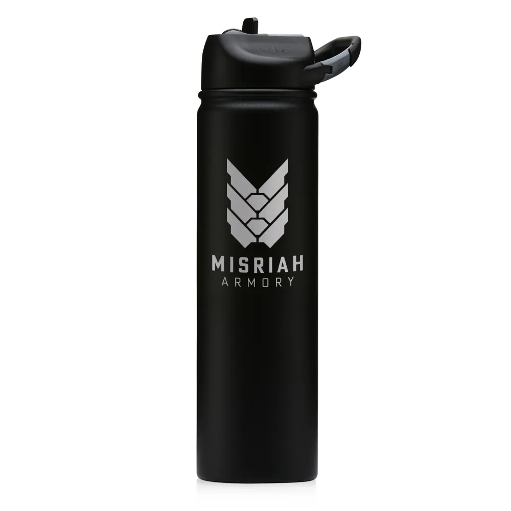 Halo Infinite Misriah Armory Laser Engraved Water Bottle