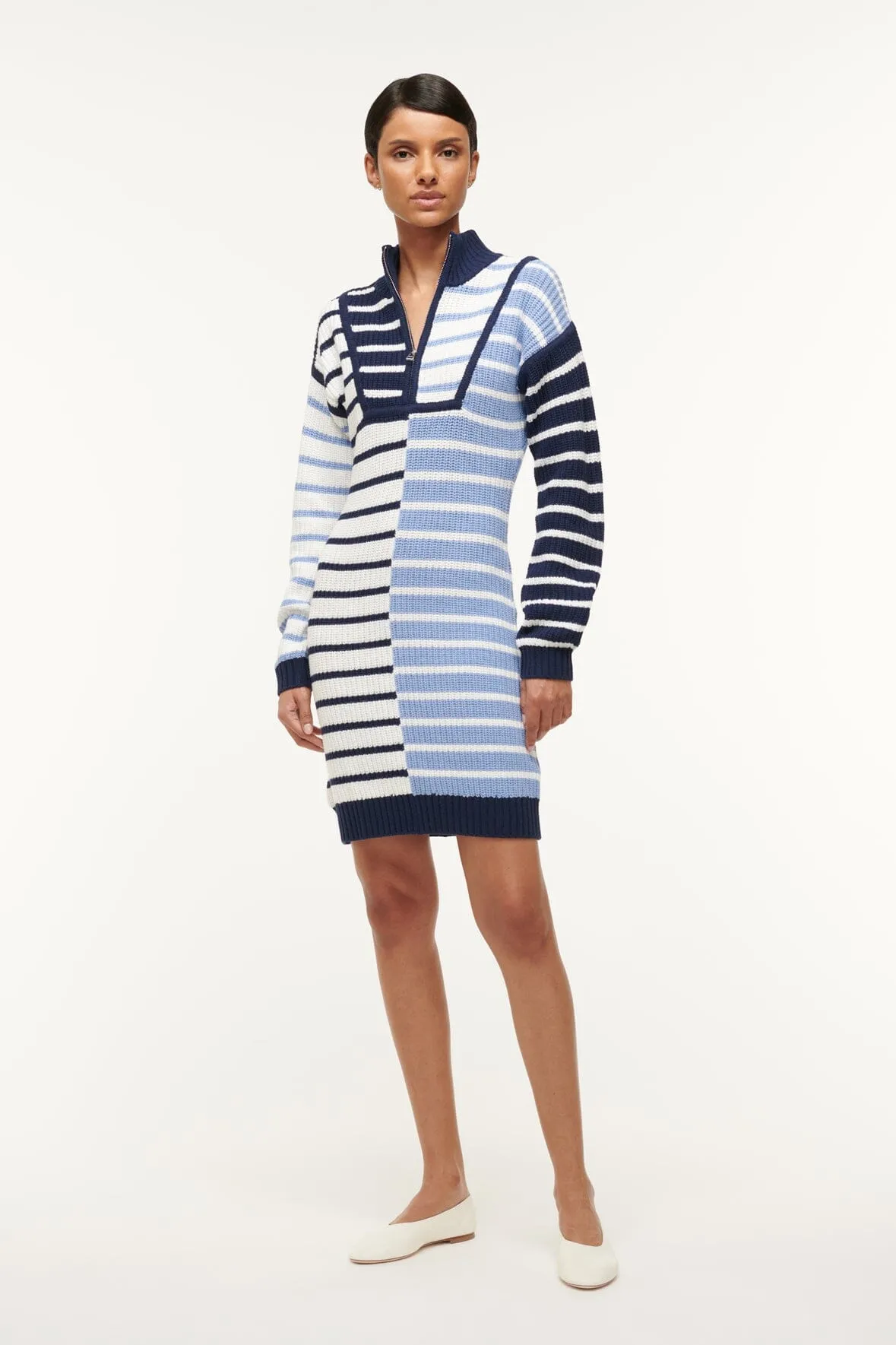 HAMPTON MINI DRESS | ADRIATIC STRIPE