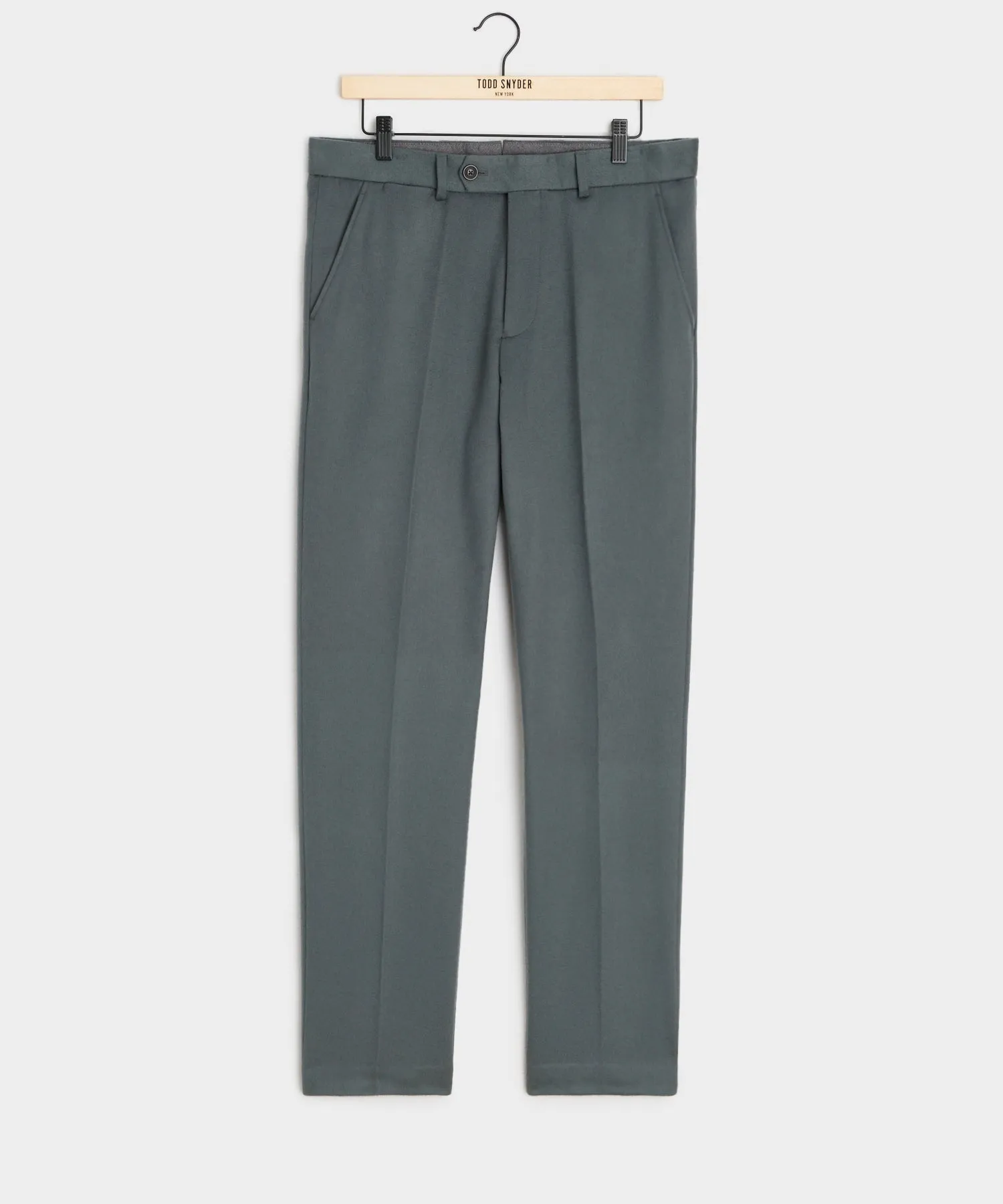 Italian Cashmere Sutton Trouser in Slate Blue