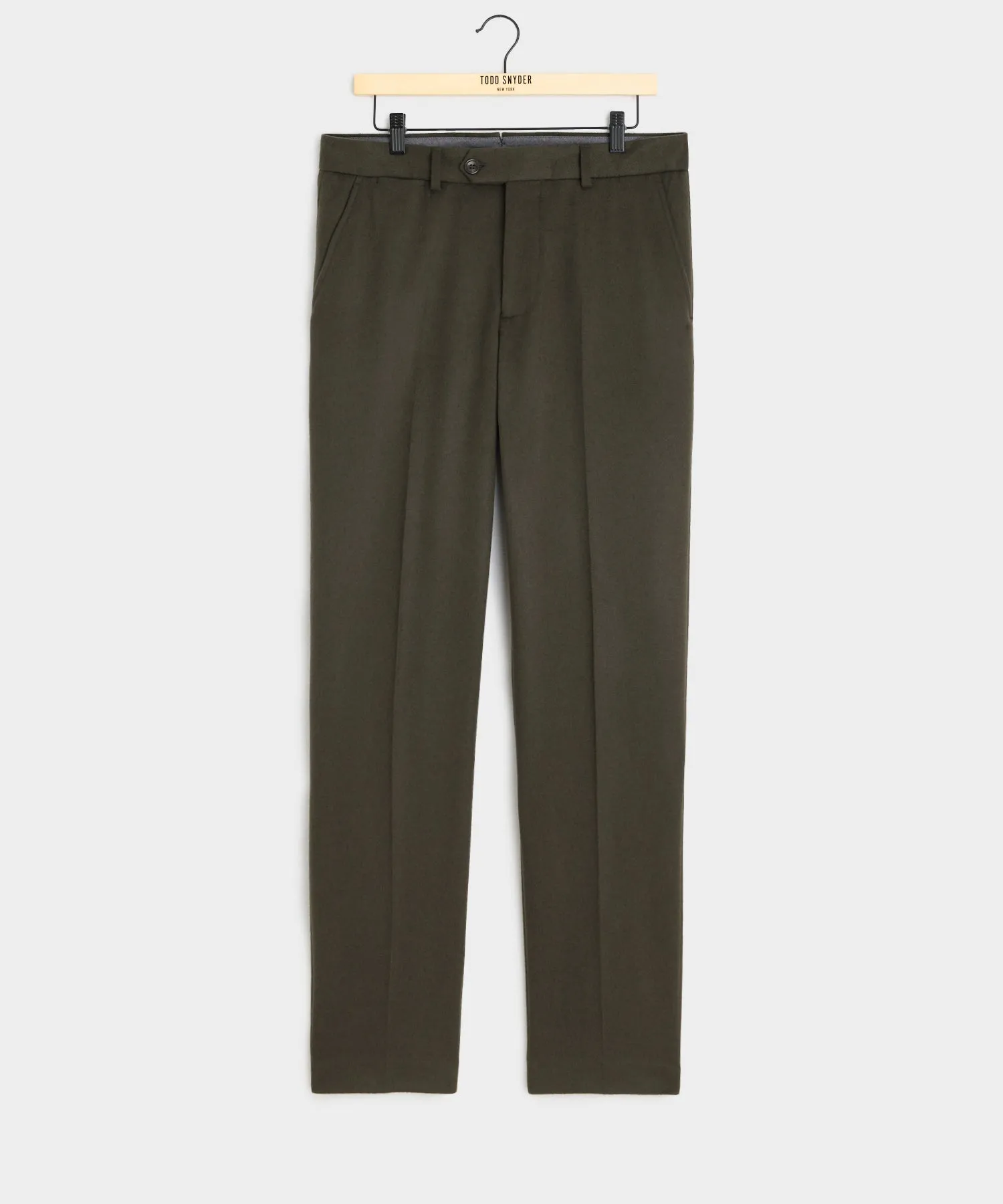 Italian Cashmere Sutton Trouser in Snyder Olive