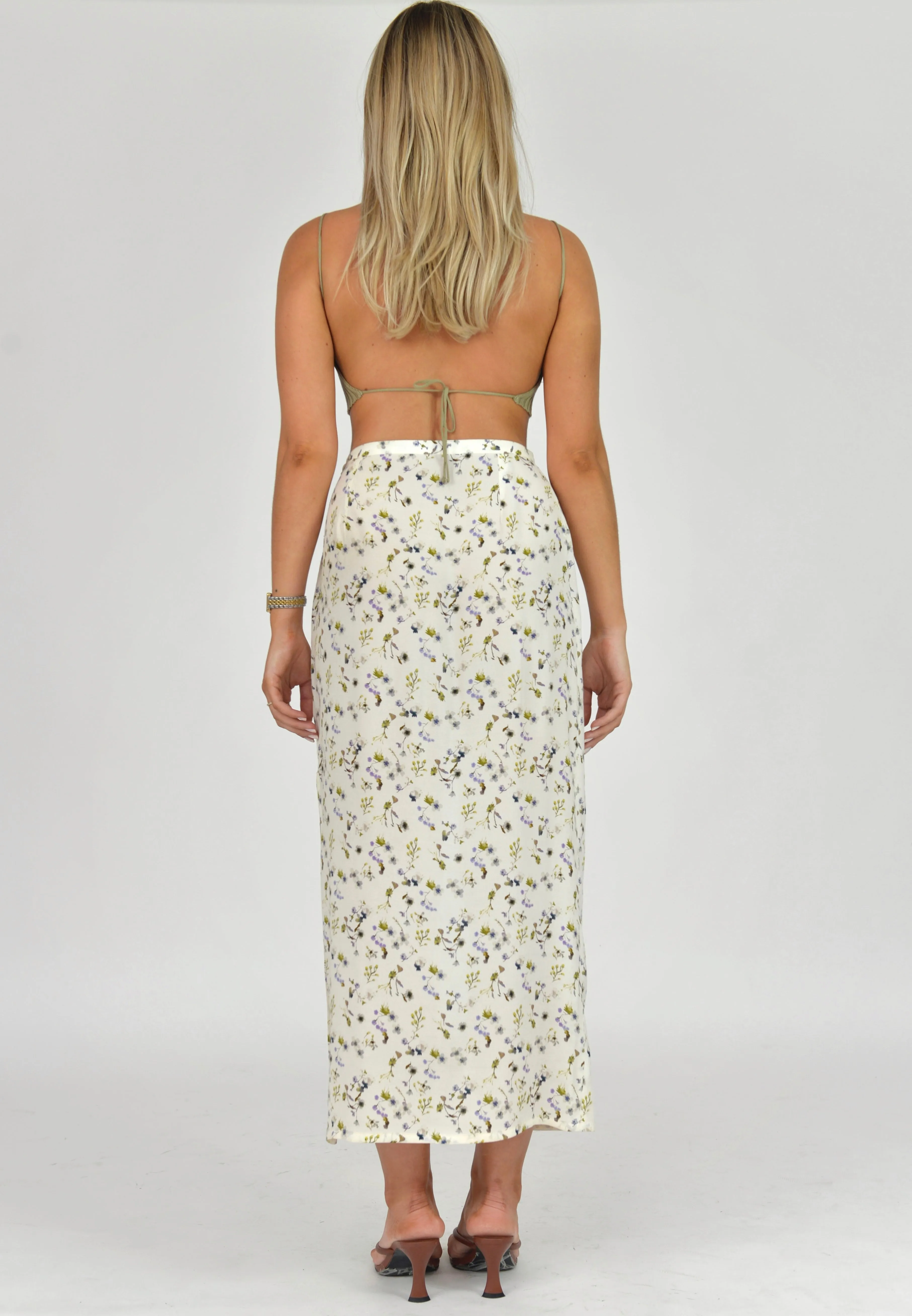 Jasmin Midi Skirt Ecru