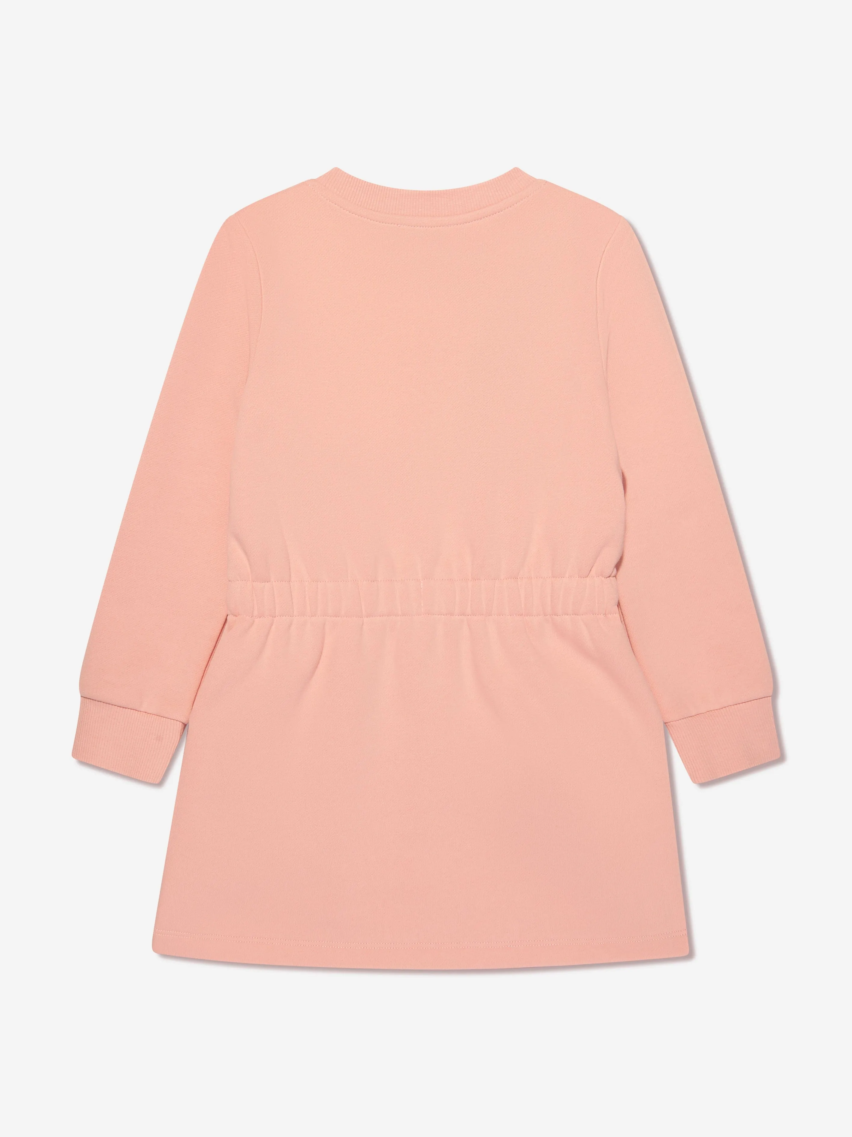 KENZO Girls Logo Sweater Dress in Pink