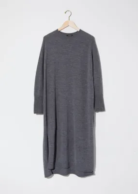 Knit Pullover Dress — Grey