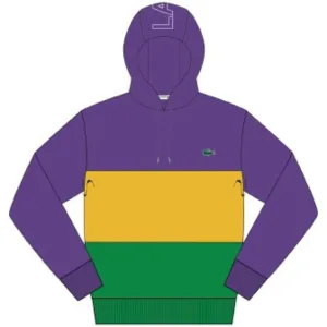 Lacoste Men’s Colorblock Fleece Hoodie