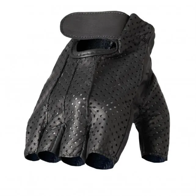 Leather Fingerless Vented Gloves