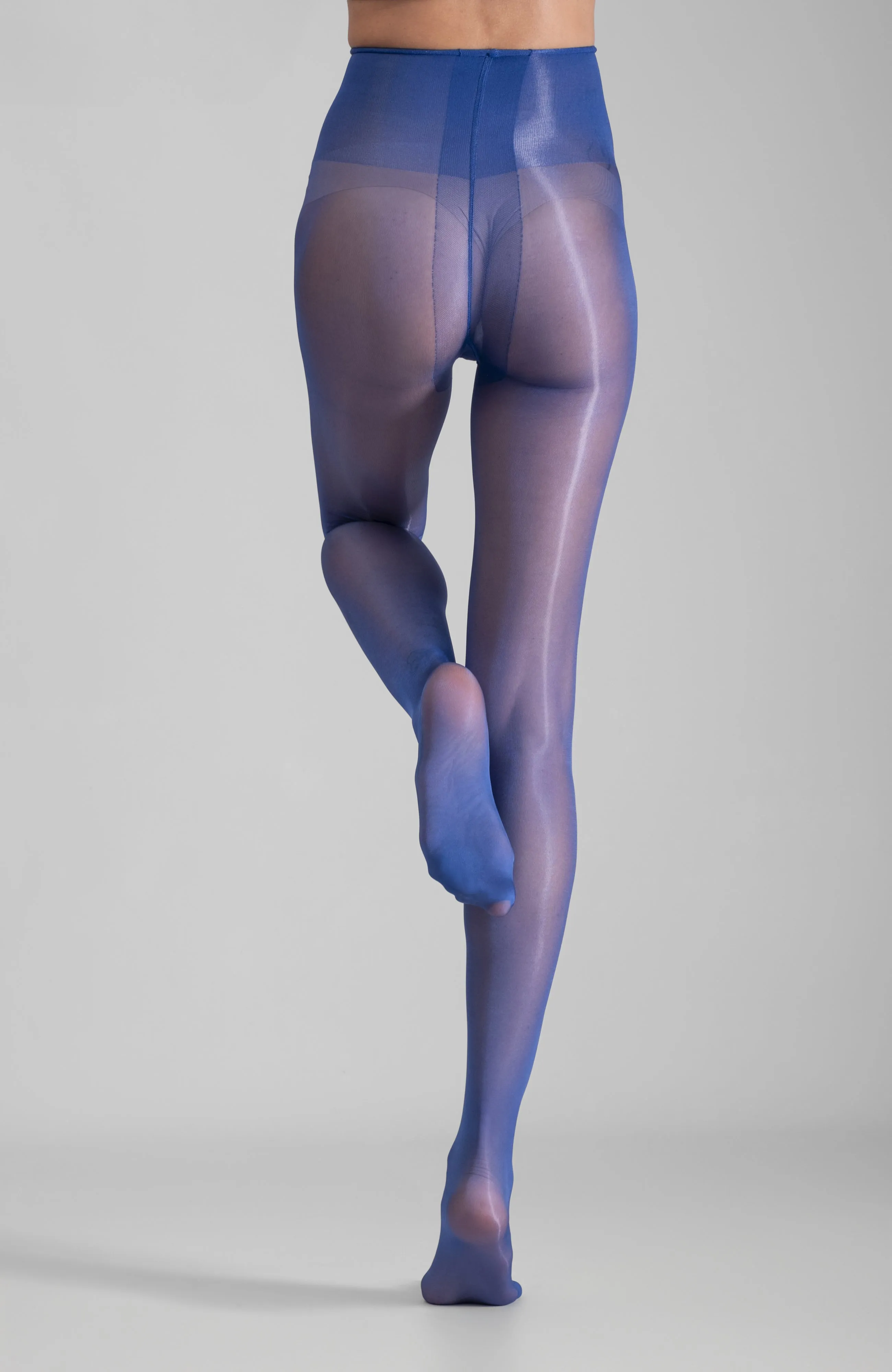 LECHERY® LUSTROUS SILKY SHINY 40 DENIER PANTYHOSE - BLUE