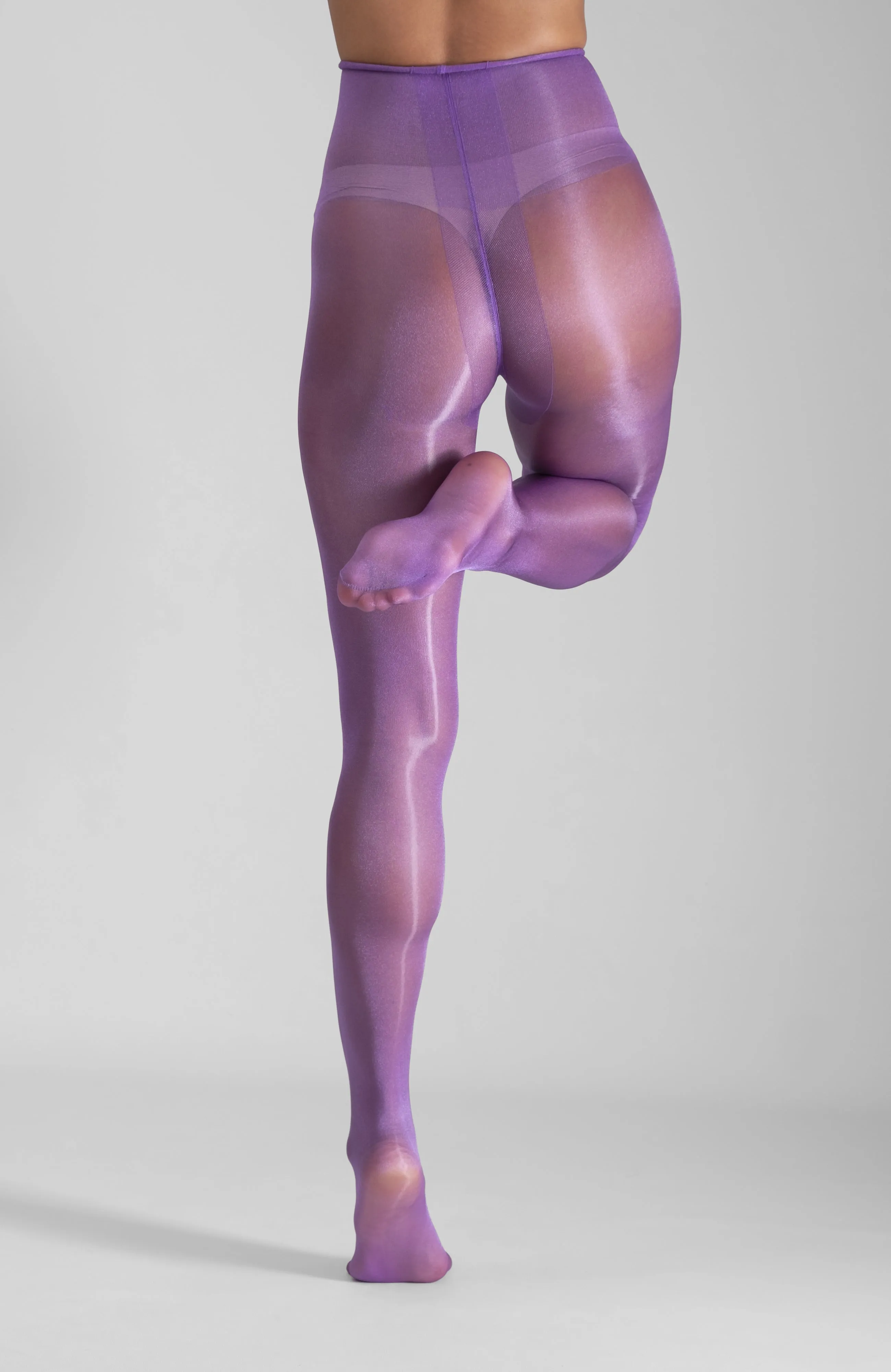 LECHERY® LUSTROUS SILKY SHINY 40 DENIER PANTYHOSE - PURPLE