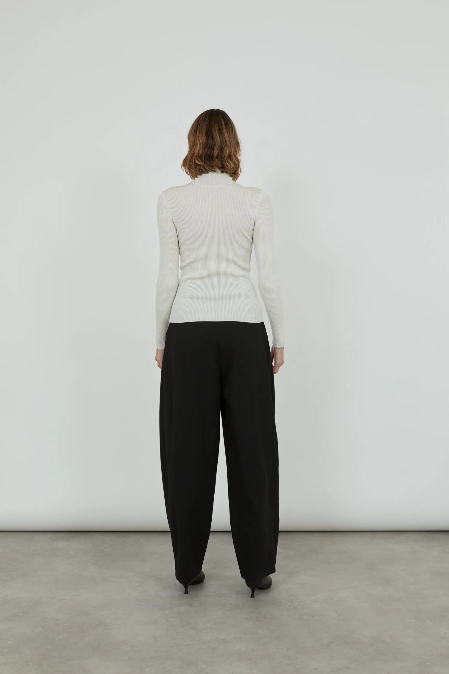 Lucy knitted top | Off white - Merino wool