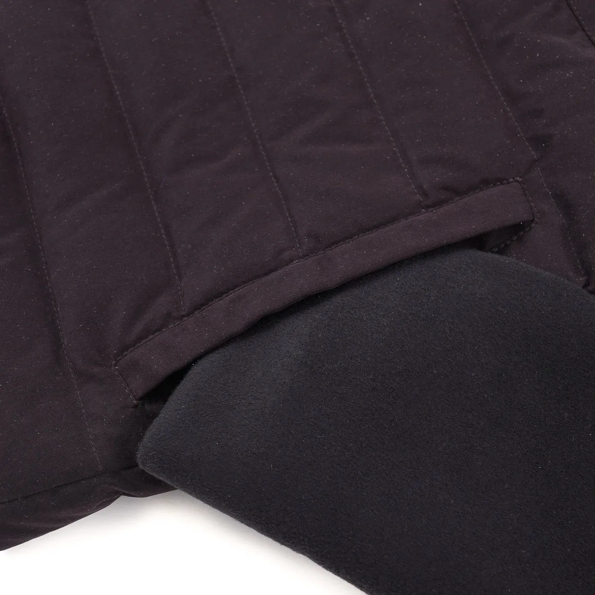 Manto Down Jacket with Cashmere Sleeves