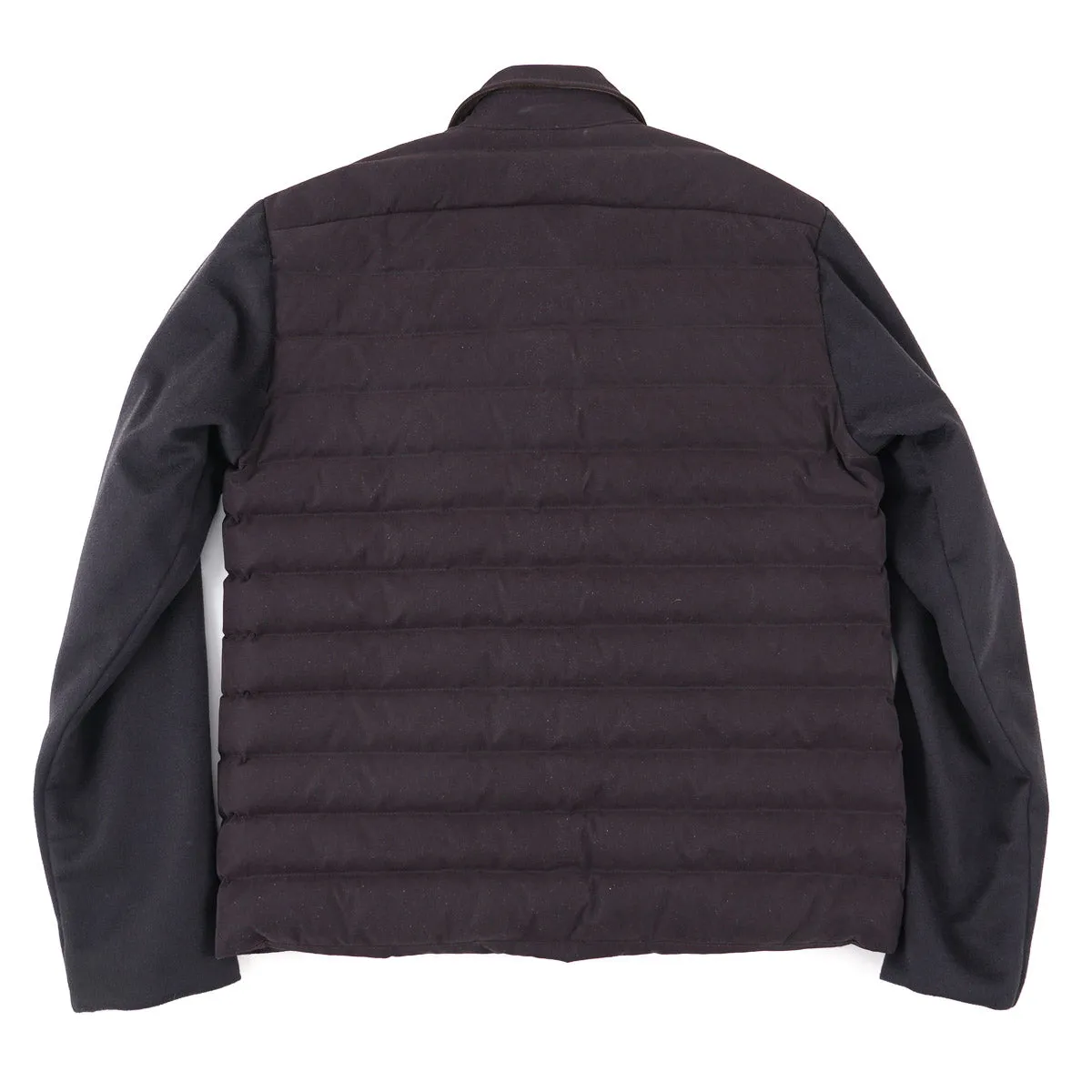 Manto Down Jacket with Cashmere Sleeves