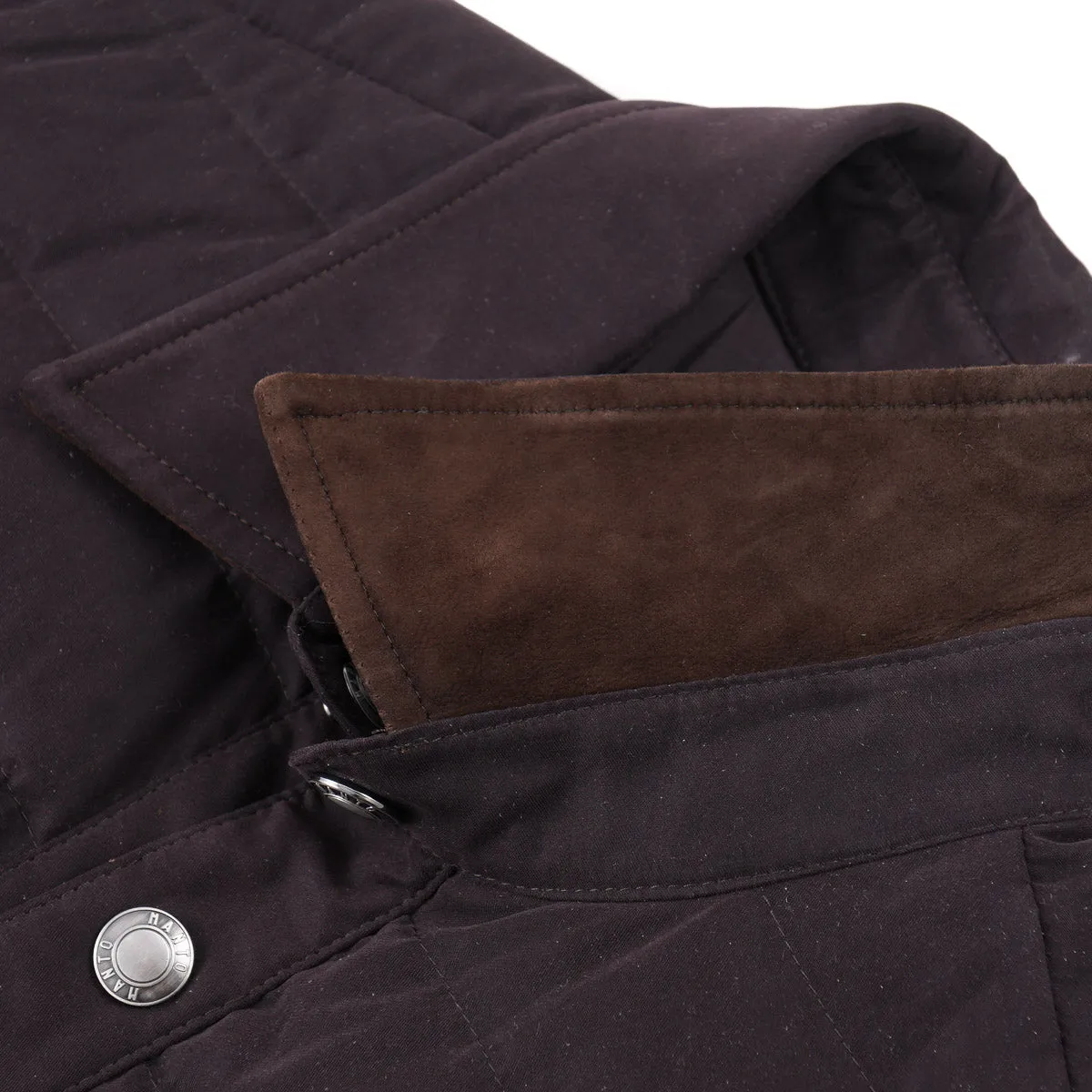 Manto Down Jacket with Cashmere Sleeves