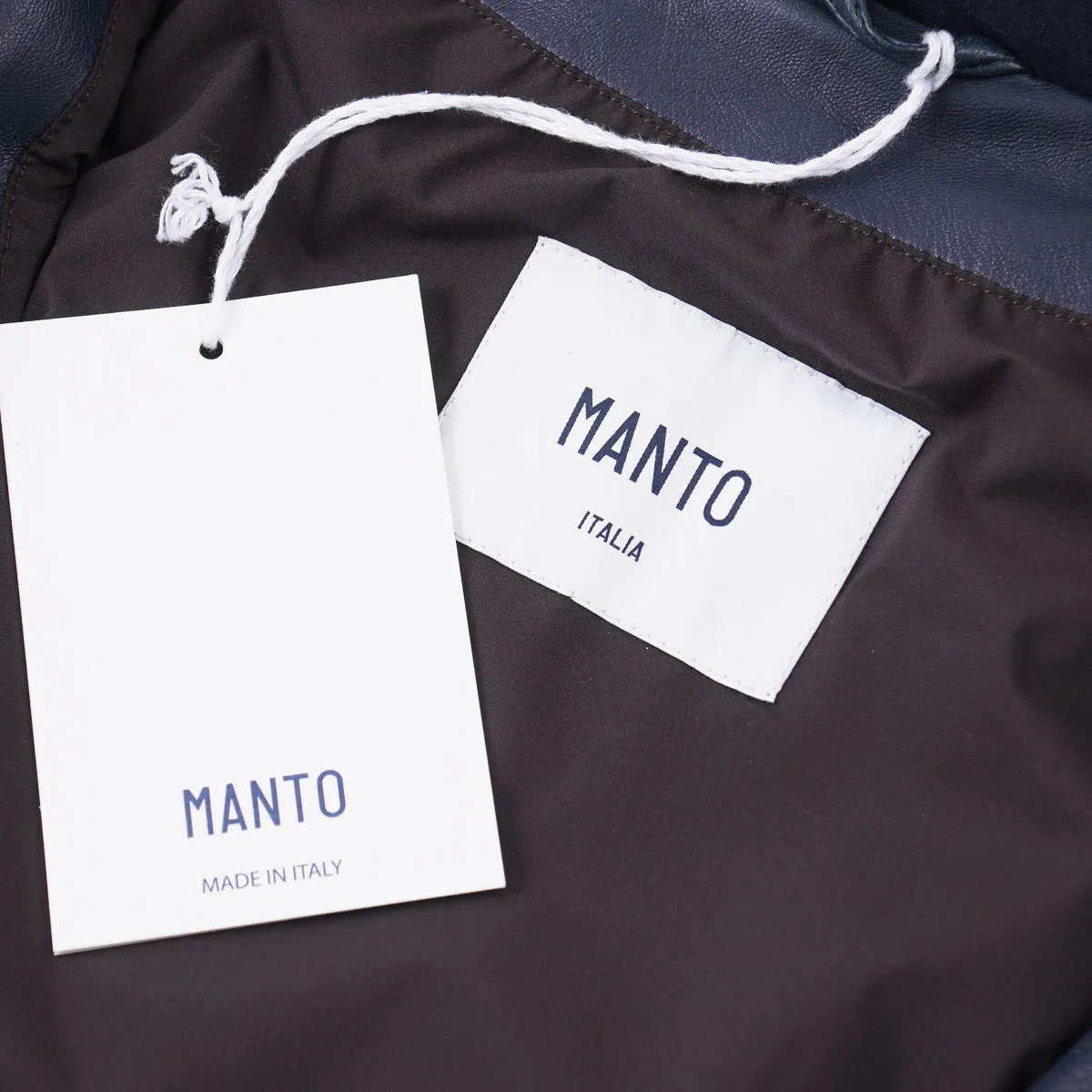 Manto Leather and Knit Cashmere Jacket