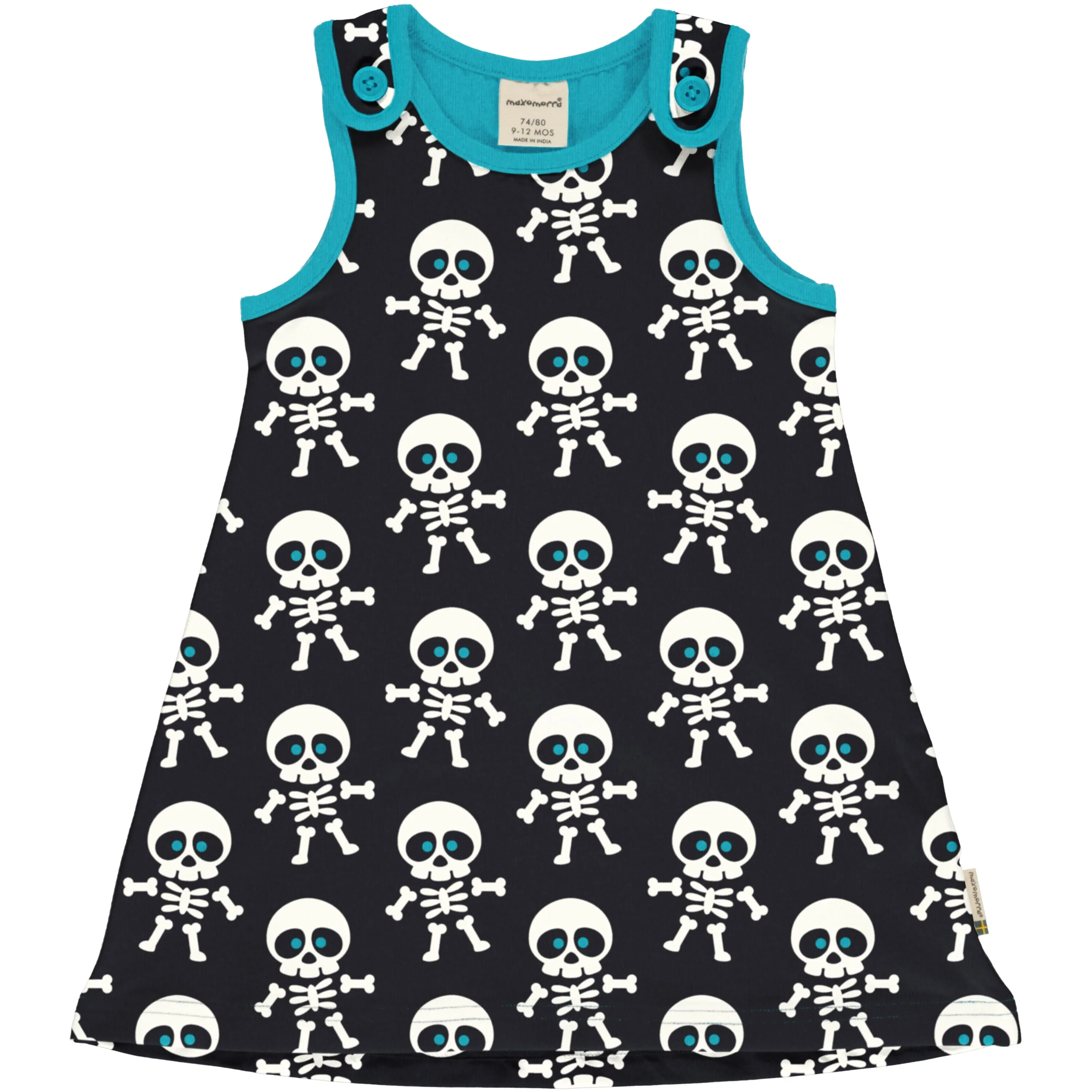 Maxomorra Classic Skeleton Playdress