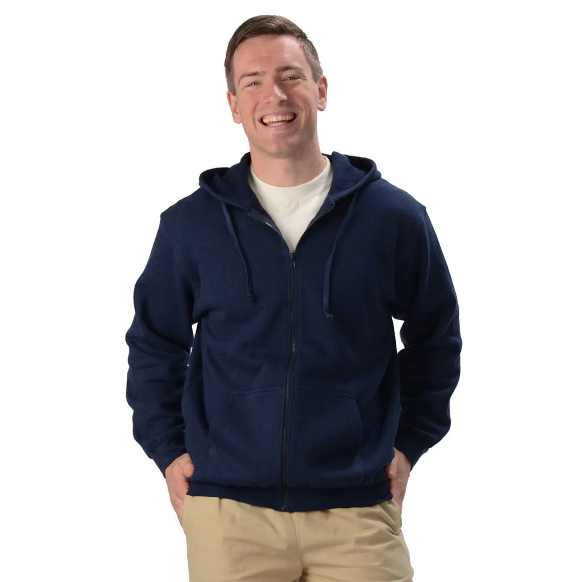 Mens Hemp Zip Hoodie