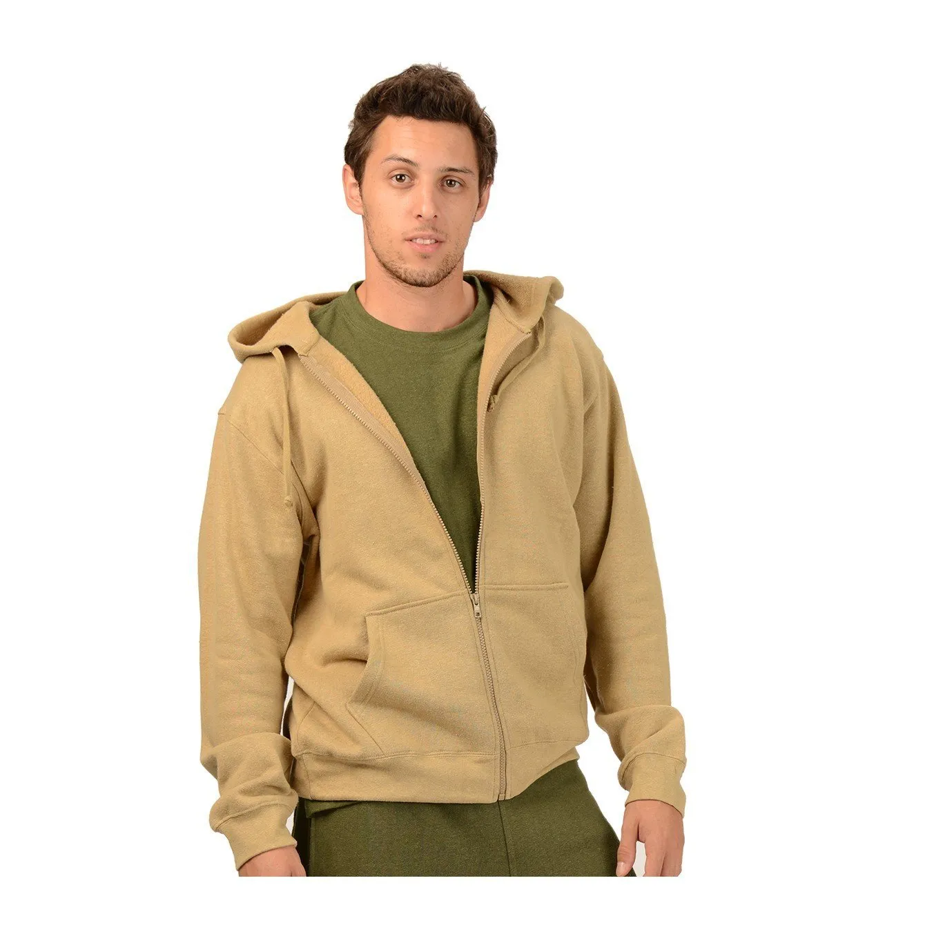 Mens Hemp Zip Hoodie