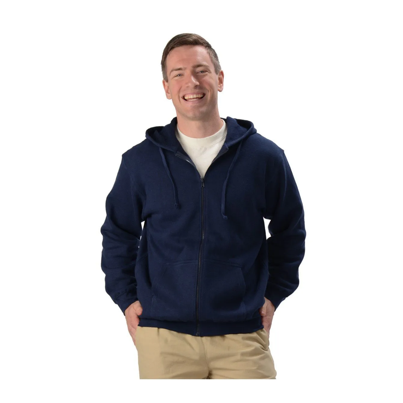 Mens Hemp Zip Hoodie