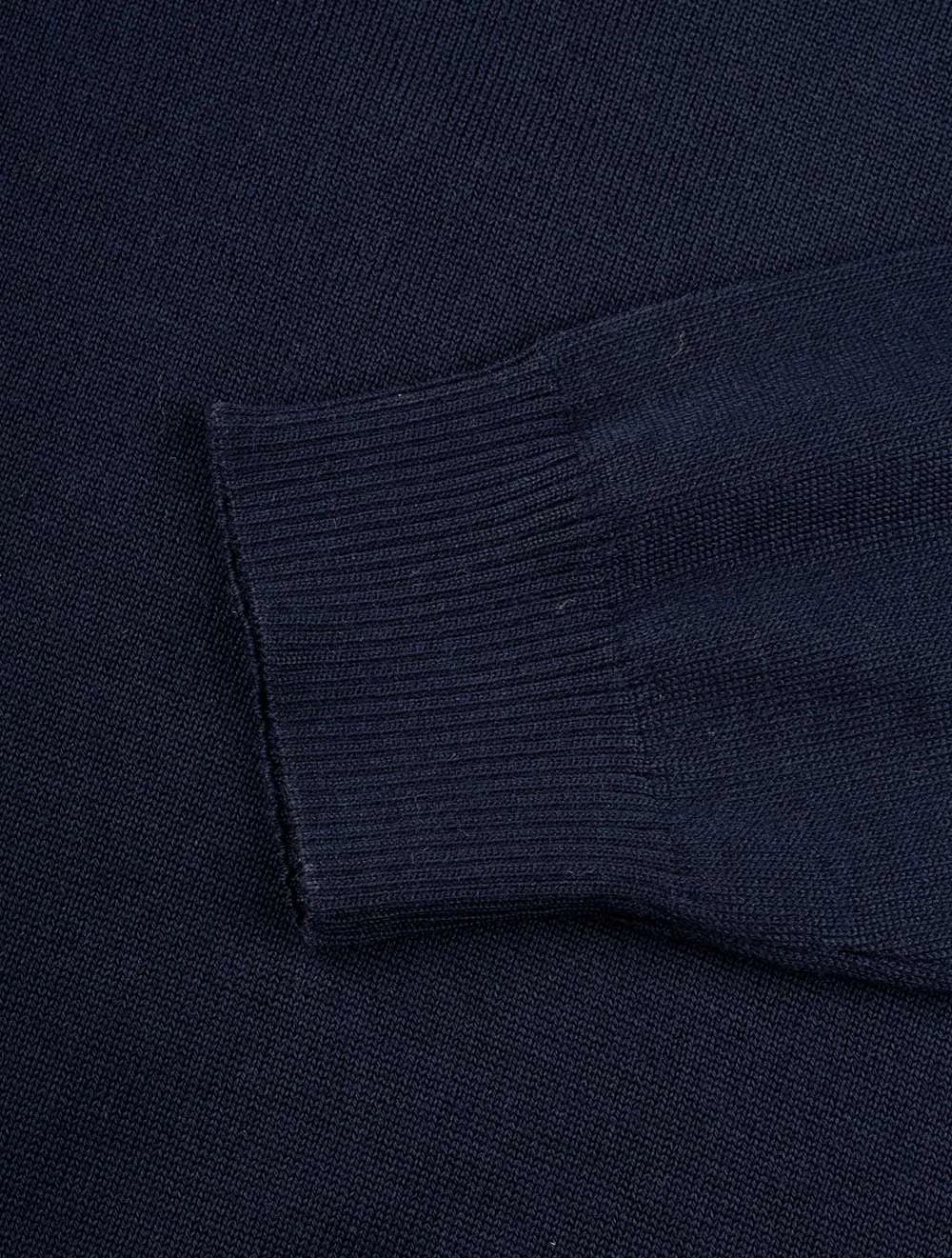 Merino Half Zip Navy