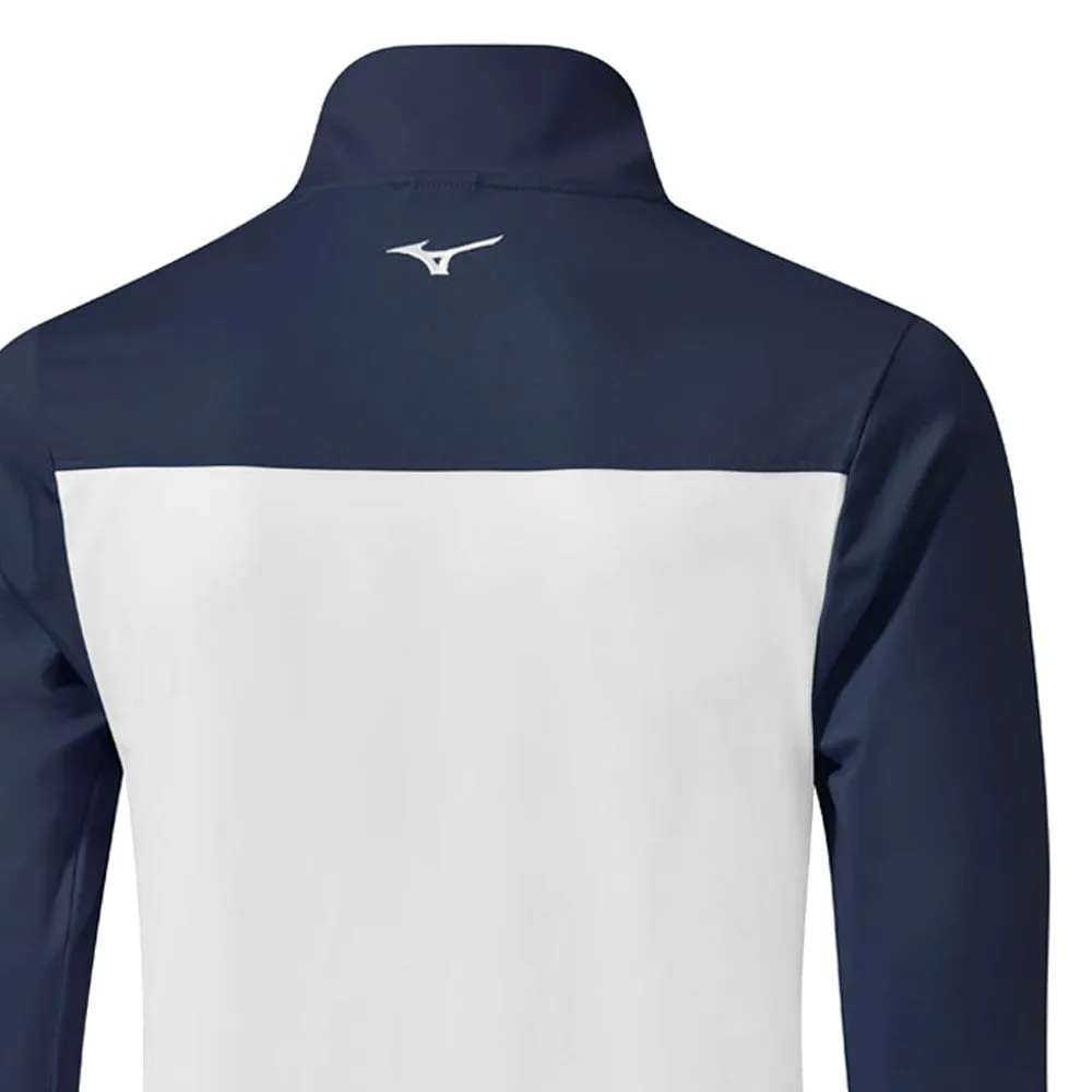 Mizuno Breeze Elite Stripe 1/4 Zip Pullover - Deep Navy