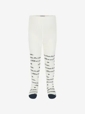 Monnalisa Baby Girls & Navy Branded Tights