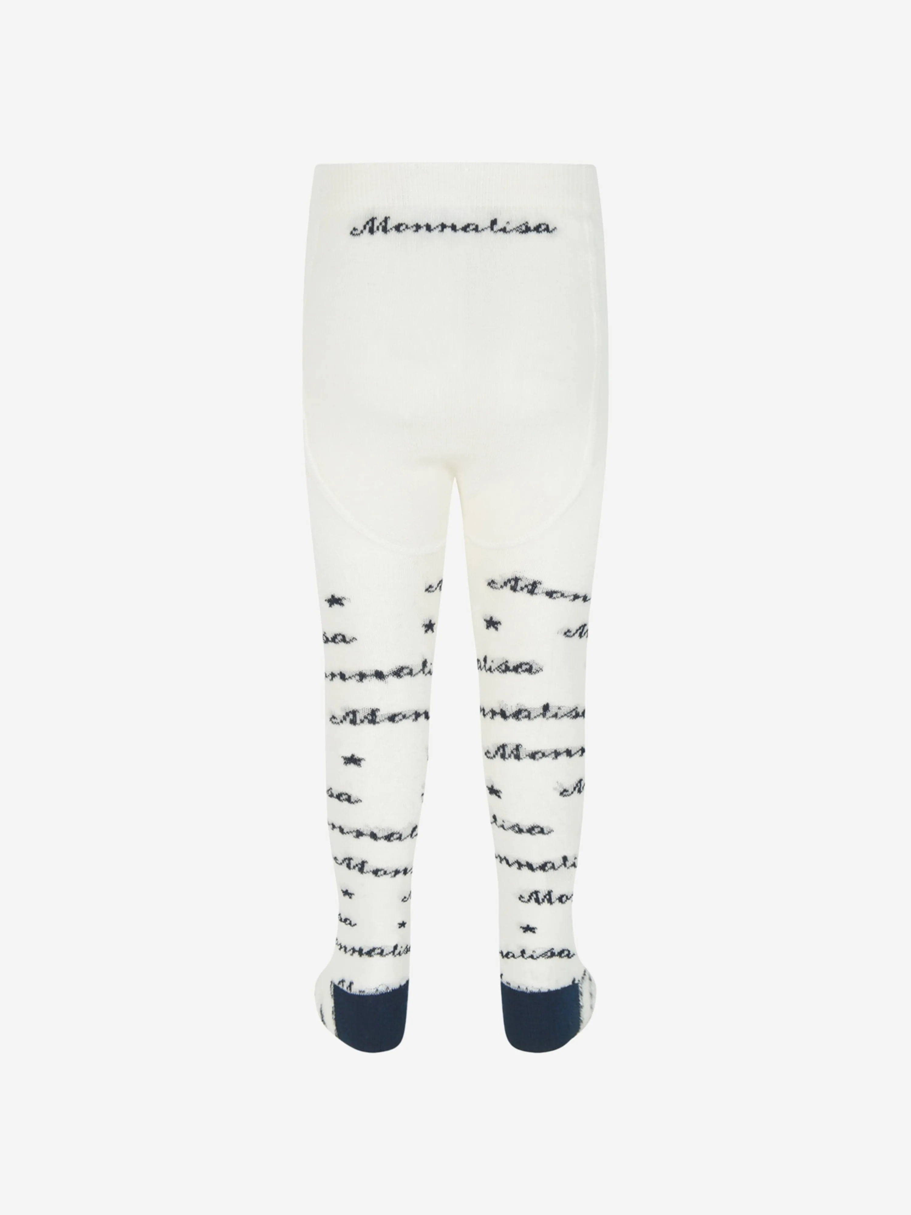 Monnalisa Baby Girls & Navy Branded Tights