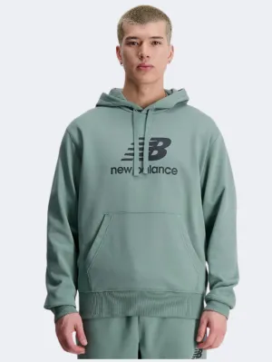 New Balance Essential Stacked Men Lifestyle Hoody Dark Juniper