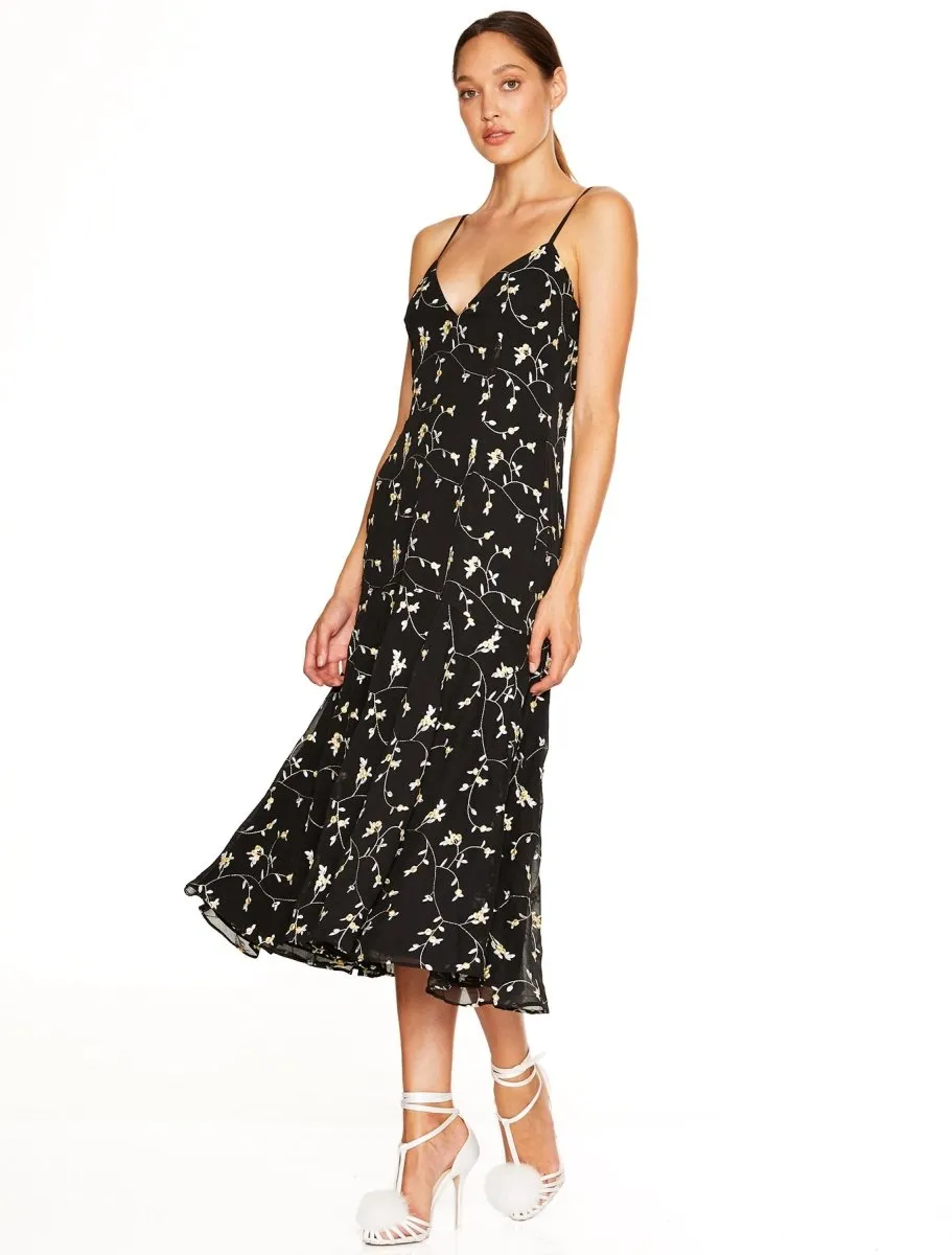 NIGHT SPARK MIDI DRESS