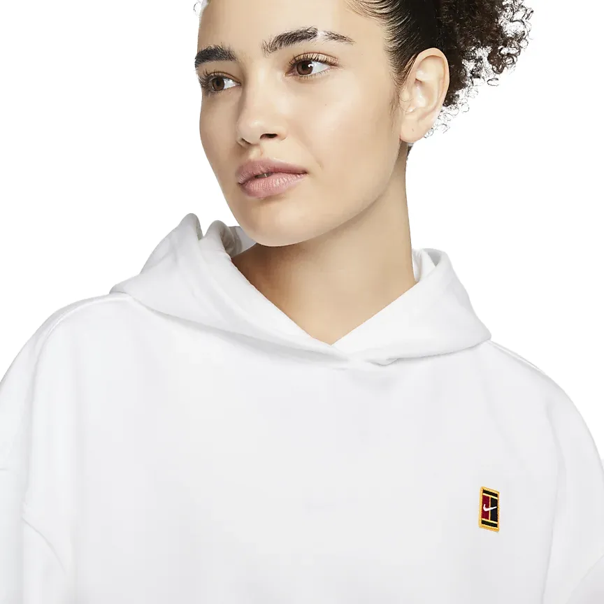 Nike Court Fleece Heritage Hoodie (Women's) - White