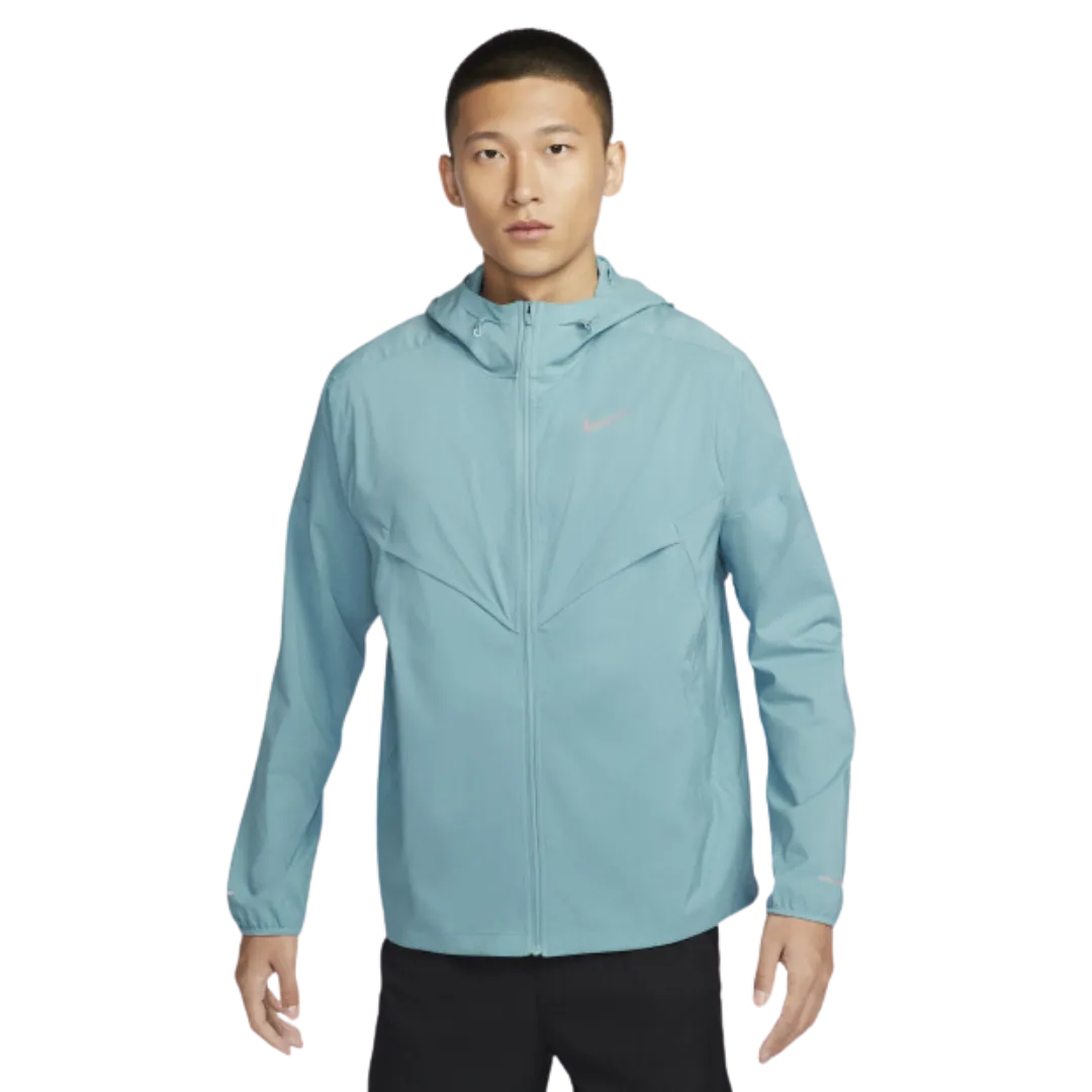 Nike Packable Repel Windbreaker Jacket - Denim Turquoise