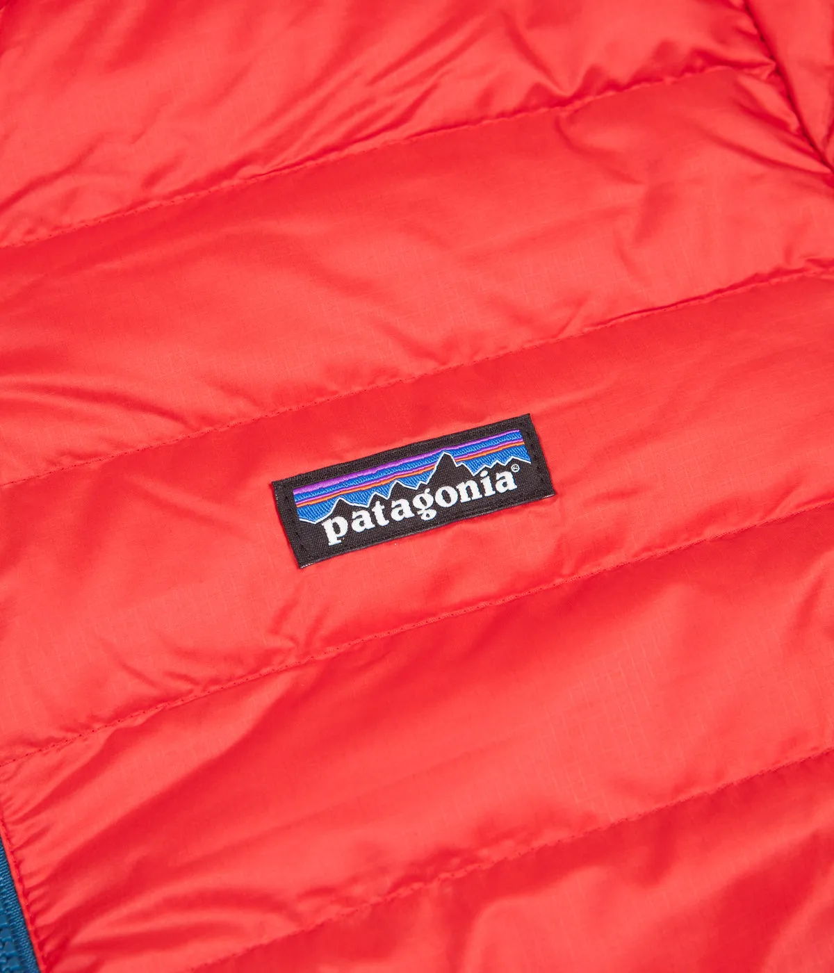 Patagonia Down Sweater Hooded Jacket - Fire