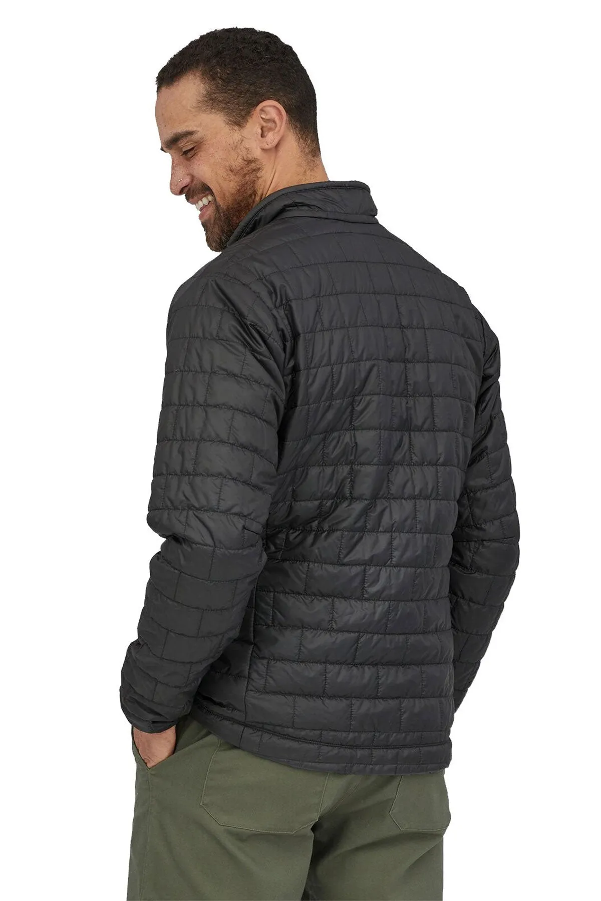 Patagonia Mens Nano Puff Custom Jackets, Forge Grey