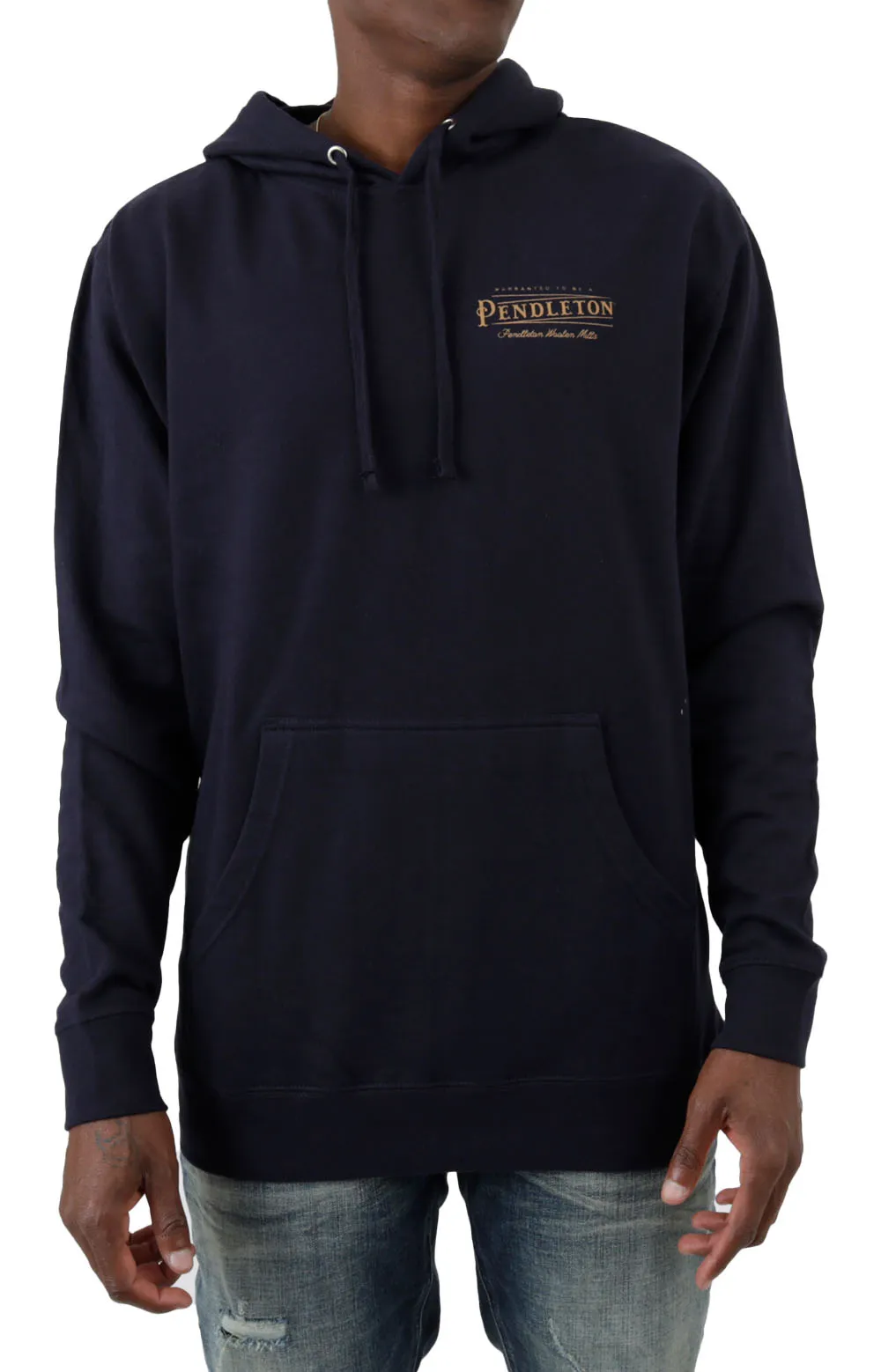 Pendleton Classic Logo Navy/Gold Pullover Hoodie