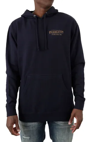 Pendleton Classic Logo Navy/Gold Pullover Hoodie